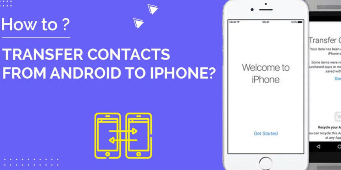 transfer contacts from android to iphone + how to transfer contacts from android to iPhone after setup